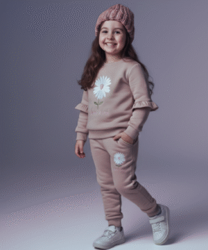 Alternative view of Ensemble Jogging Fille – Daisy