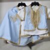Tenue Traditionnelle Bébé & Enfant – 4 Pieces Bleu ciel