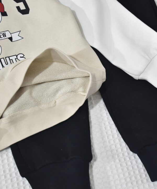 Ensemble Jogging Garçon–SNOOPY–Cool chocolat  et noir – Image 4