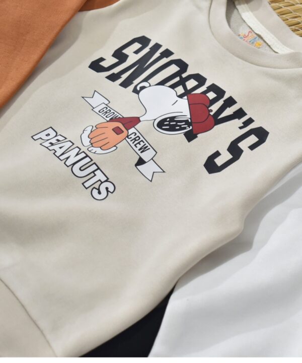 Ensemble Jogging Garçon–SNOOPY–Cool chocolat  et noir – Image 3