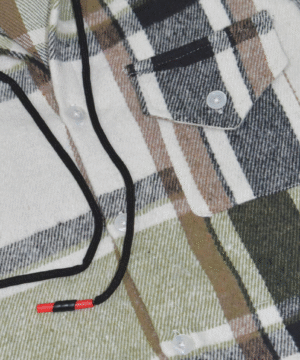 Alternative view of Ensemble 2 Pièces Garçon – Chemise à Capuche + Pantalon Gris