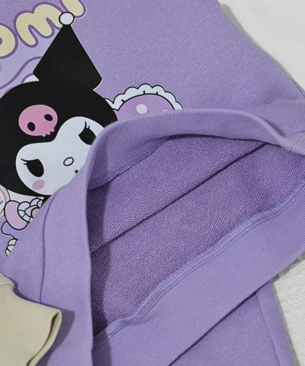 Ensemble jogging fille “Pastel Lovely Purple” – coton premium OEKO-TEX® – Image 5