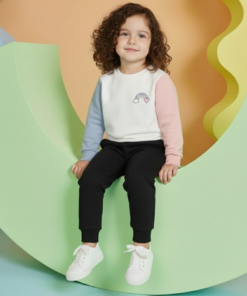 Alternative view of Ensemble Jogging “Petit Chat Backpack” – Multicolore