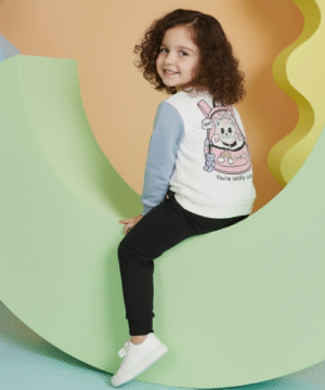 Ensemble Jogging “Petit Chat Backpack” – Multicolore