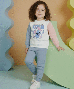 Ensemble jogging enfant “Michigan pastel mix” – coton premium OEKO-TEX®