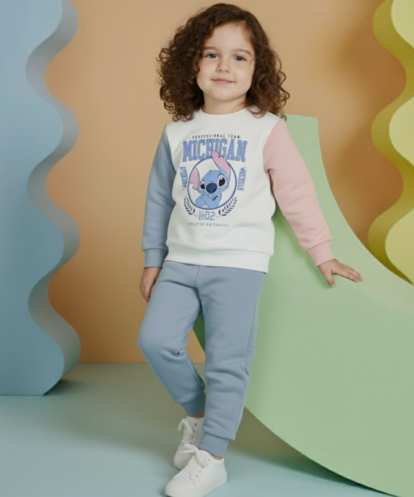 Ensemble jogging enfant “Michigan pastel mix” – coton premium OEKO-TEX®