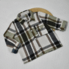 Sur-chemise Enfant en Flanelle – Carreaux All-Over Kaki