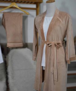 Alternative view of Pyjama Velours Douceur –beige