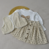 Ensemble bébé fille – Broderie Papillon