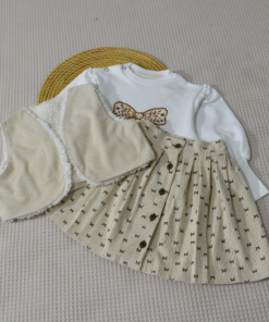 Ensemble bébé fille – Broderie Papillon