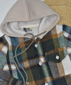 Alternative view of Ensemble bébé hiver - Chemise Carreaux & Pantalon | Babyboo