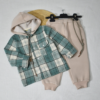 l'ensemble bébé hiver Babyboo vert 1