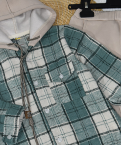 l'ensemble bébé hiver Babyboo vert 1