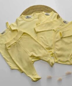 Pack body bébé coton.