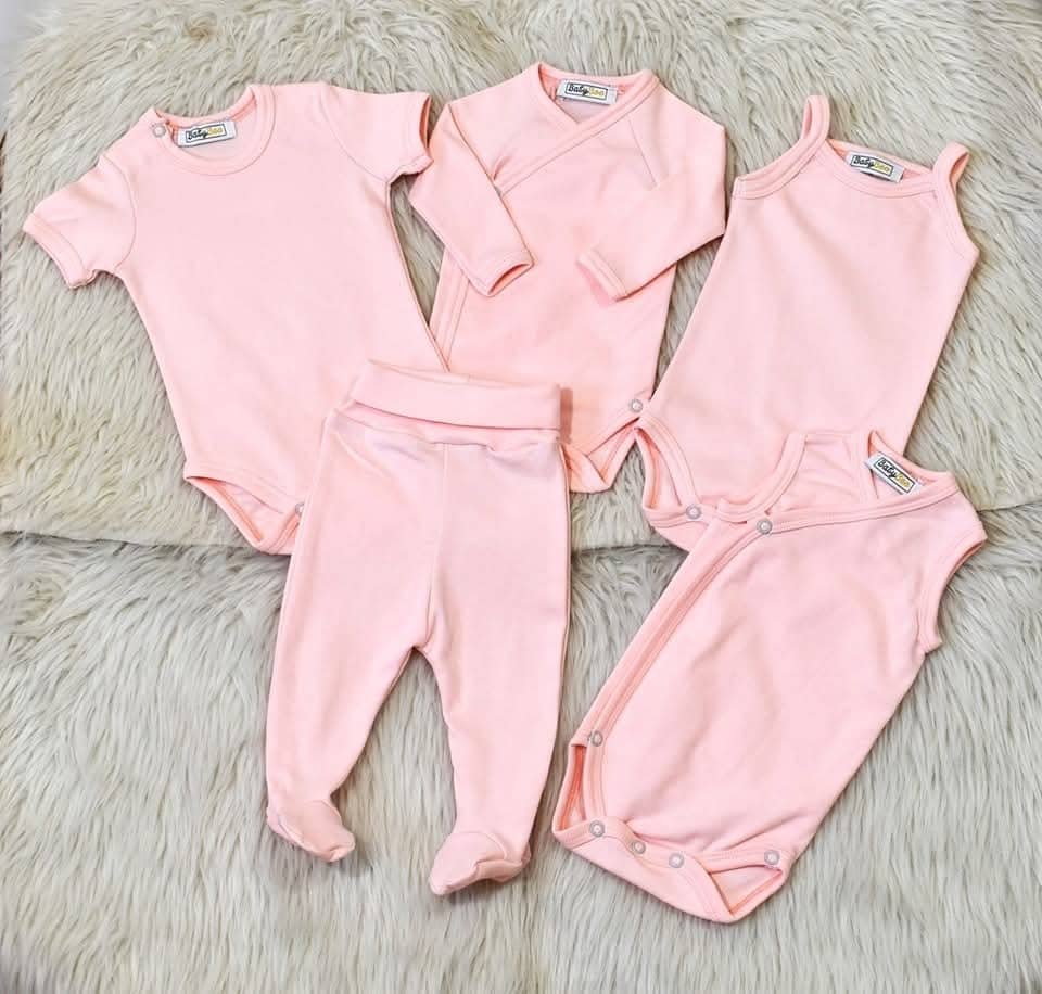 Pack body bébé coton.