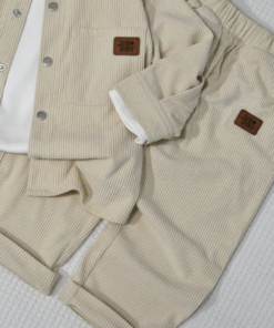Ensemble garçon 3 pièces3 ecru1