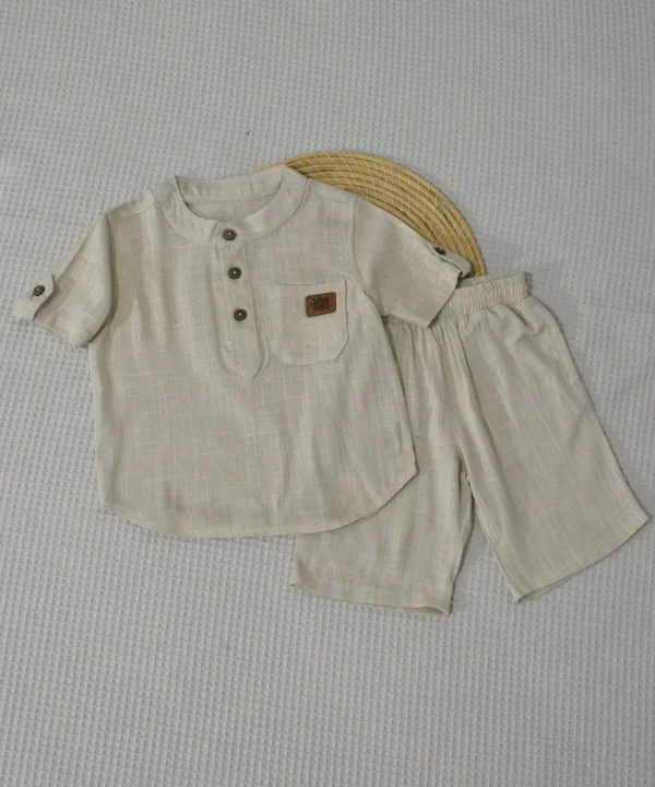 Ensemble en Lin Bébé et Enfant - Tenue Été & Cérémonie | Babyboo – Image 10