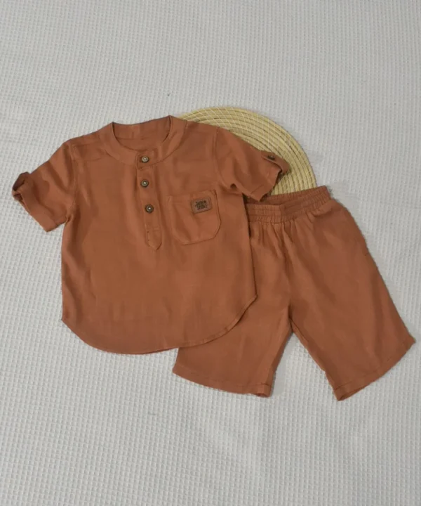 Ensemble en Lin Bébé et Enfant - Tenue Été & Cérémonie | Babyboo – Image 9