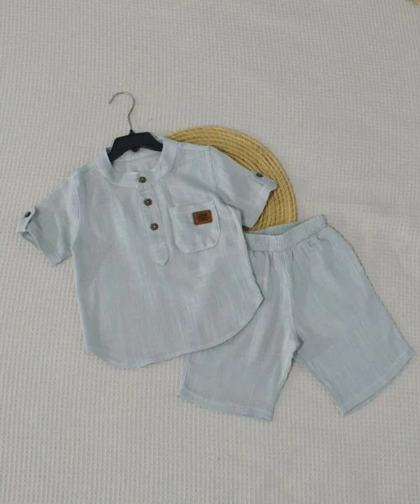 Ensemble en Lin Bébé et Enfant - Tenue Été & Cérémonie | Babyboo – Image 8