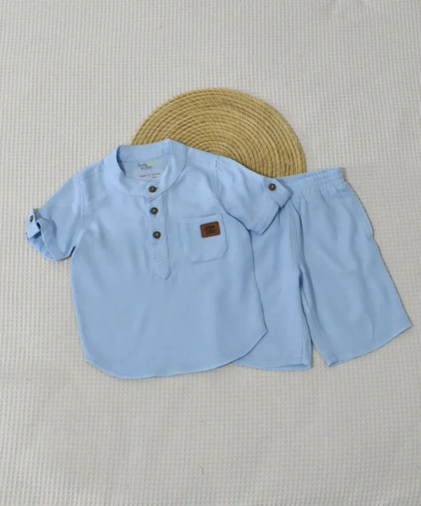 Ensemble en Lin Bébé et Enfant - Tenue Été & Cérémonie | Babyboo – Image 3