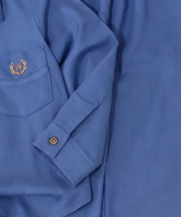 Alternative view of Ensemble Garçon Premium Chemise et Pantalon - Bleu