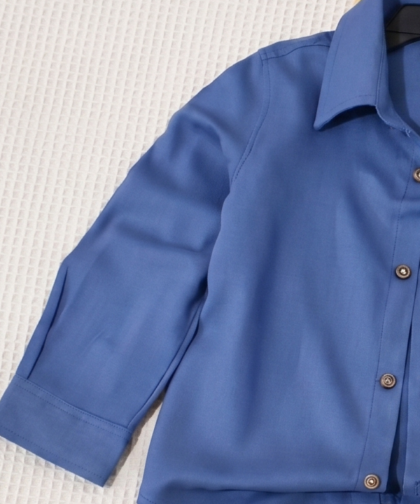 Ensemble Garçon Premium Chemise et Pantalon - Bleu – Image 3