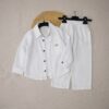 Ensemble Garçon Premium Chemise et Pantalon - Blanc
