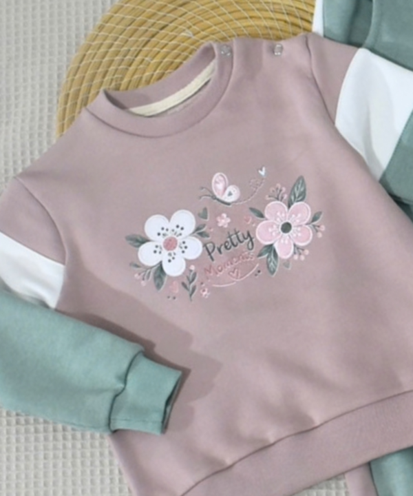 Ensemble jogging Fille Motif "Pretty Moments" – Image 3