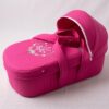 Landau Sortie Clinique Personnalisé – Rose Fuchsia à Motif Floral