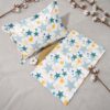 Parure de Lit Bébé 100% Coton "Pluie d'Étoiles" - 3 Pièces