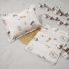 Parure de Lit Bébé 100% Coton "Safari Chic" - 3 Pièces