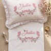 Parure de lit bébé Personnalisée - Modèle Julia