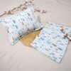 Parure de Lit Bébé 100% Coton "Doux Cactus" - 3 Pièces