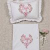 Parure de Lit Bébé Personnalisée – Drap & Coussin  Modéle Floral