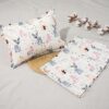 Parure de Lit Bébé 100% Coton "Tribu des Animaux Boho" - 3 Pièces