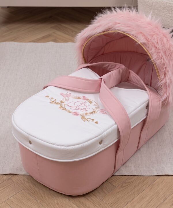 Landau Sortie Clinique Personnalisé – Rose